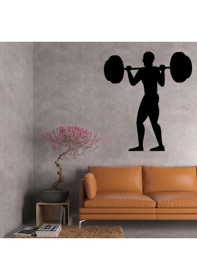 Halterci Folyo Sticker 40cm Uzunluk Siyah