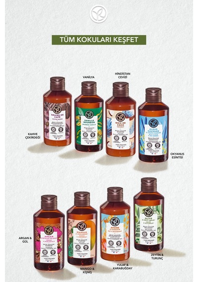 Yves Rocher Duş Jeli - Nemlendirici Ferahlatıcı Zeytin Turunç -sls,sles İçermez,vegan-200ml Diğer