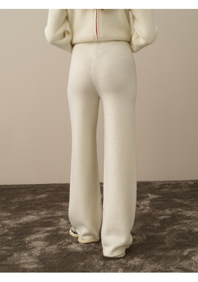 Xint Ekru Doğal Yün Dokulu Regular Fit Pantolon 850945
