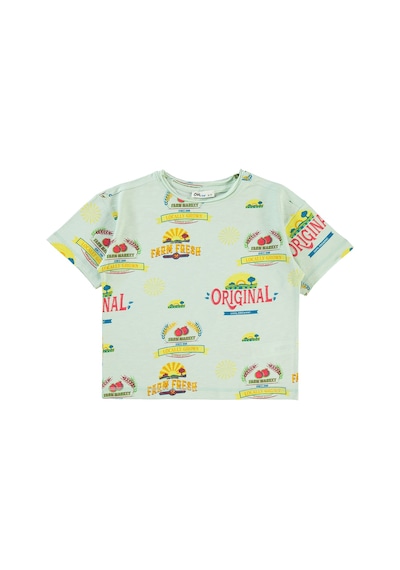 Civil Boys Erkek Çocuk Tişört 6-9 Yaş Su Yeşili 18330g65524s1- Su Yeşili