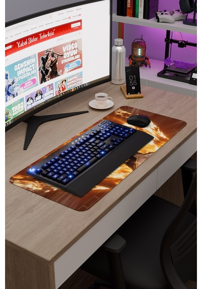 Fairy Tail Anime V1 - 70x30 Xl Gaming Kauçuk Kaymaz Taban Mouse Pad Fare Altlığı