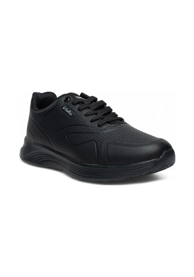 Volis Siyah Memory Foam Taban Günlük Bağcıklı Erkek Sneaker Ayakkabı 36-45 Siyah