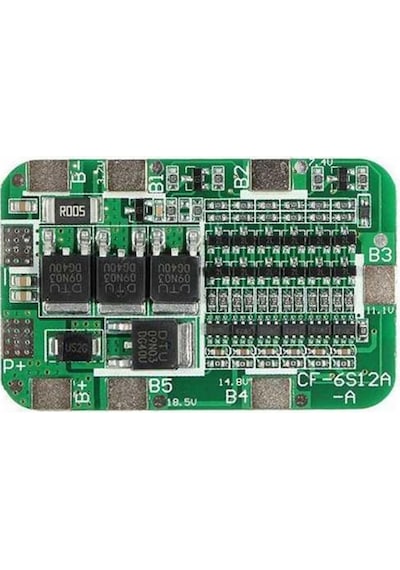 6s 15A 24V Li-ion 18650 BMS PCM Pil Koruma 6 Pil Lion Lipo Pil