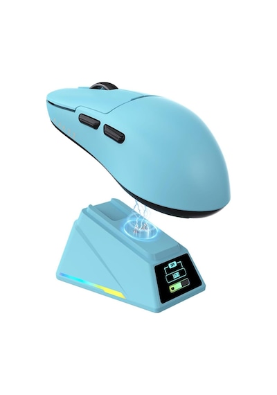 Aj159 Apex 8k Oyun Mouse, 3 Modlu Tft Ekranlı Manyetik Şarj İstasyonu,paw3950 Sensör, 56 Gram Diğer