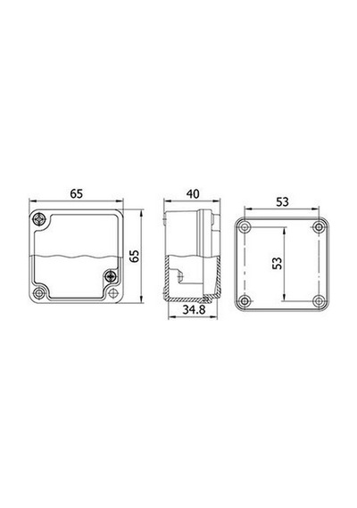 METE ENERJİ 402502 65X65X40 Alüminyum Buat
