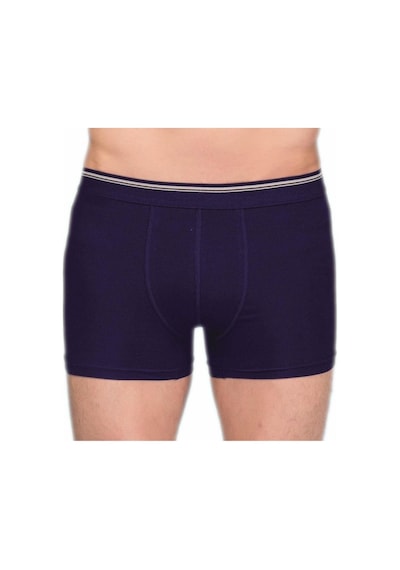 Berrak 1097 Erkek Likralı Esnek Boxer 3'lü Lacivert