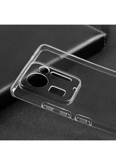 Xiaomi Mi Mix 4 Kılıf Kamera Korumalı Süper Silikon Kılıf Renksiz