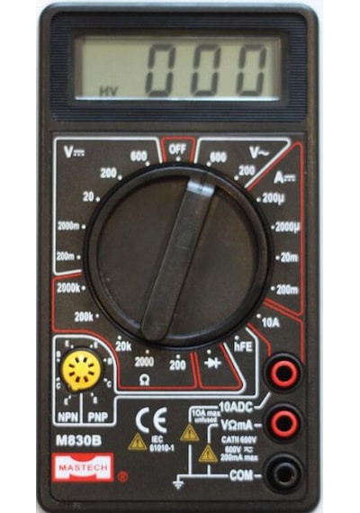 Mastech M-832 Dijital Multimetre Cep Tipi Dijital