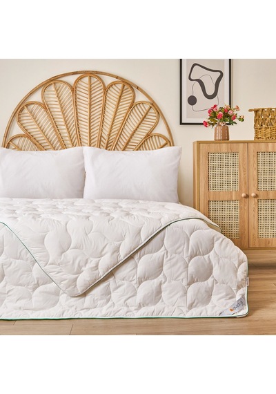 Soft Çift Kişilik Bambu Yorgan - Beyaz - 195x215 Cm Çok Renkli