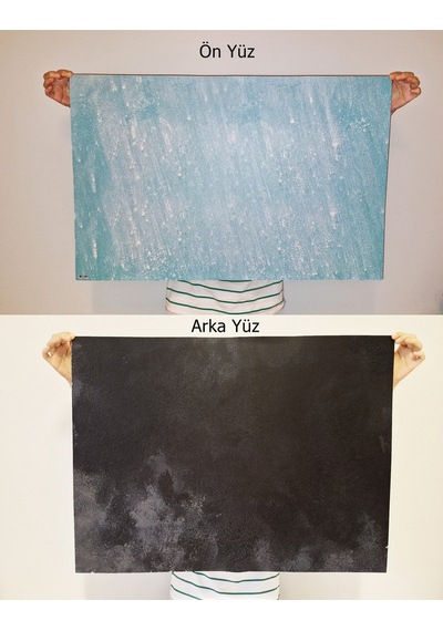Ürün , Yemek , Reklam Vb. Çekimleri İçin 57x87cm Çift Taraflı Backdrop Fotograf Zemini Fonu No.8