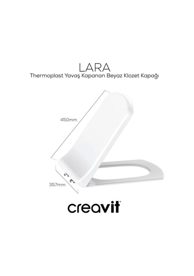 Creavit Lara Klozet Kapağı