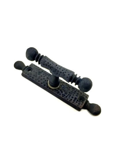 Jenerik Antika Tarz Dekoratif Pirinç Misket Pencere Kolu - 165x32 Mm, Oksit Diğer