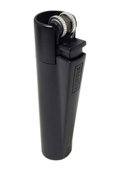 Clipper Metal Çakmak Kutulu Siyah Cliper Çakmak Gazı