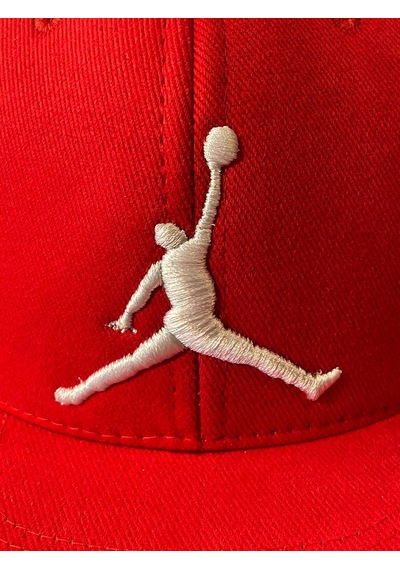 Air Jordan Nakış Kırmızı Hiphop Snapback Rapper Basket Cap Şapka