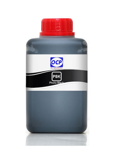 OCP Epson EcoTank Uyumlu Mürekkep 500ml PBK Photo Black Foto Siyah Dye