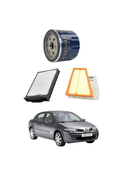 Renault Megane-2 Filtre Bakım Seti
