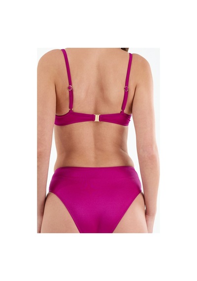 Louren Kadın Fuşya Kaplı Telli Fiyong Detaylı Bikini Takımı Fuşya