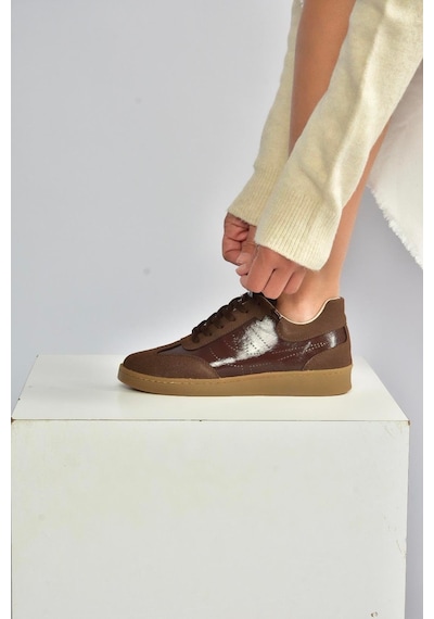 Fox Shoes V820104802 Kahverengi Süet Spor Ayakkabı Sneakers Kahverengi