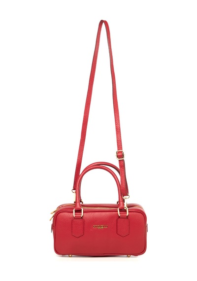 D90 Rubino Portföy Çantası Kadın Karen Piumelli Milano Bag D90 Rubino