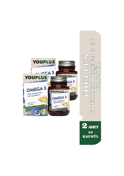 Youplus Omega 3 2 x 30 Kapsül