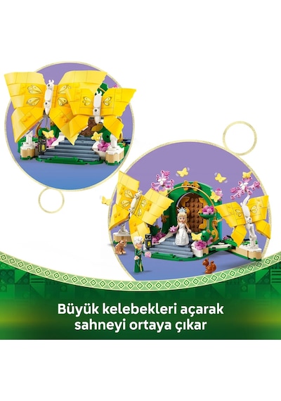 LEGO® Wicked Glinda’nın Düğünü 75688 - 8 Yaş ve Üzeri Çocuklar için Kelebek İçeren Yaratıcı Oyuncak Yapım Seti (476 Parça)