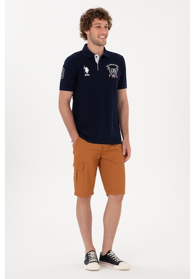 U.S. Polo Assn. Erkek Regular Fit Polo Yaka Lacivert Tişört 50299667-VR033
