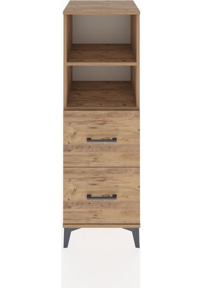 Hyperion Dolap 2 Raflı 2 Çekmeceli 44x44x134 Çam-çam Atlas Çam