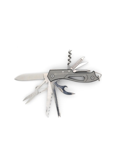 Valkyrie Çok Fonksiyonlu Outdoor İsviçre Kamp Cep Çakısı Siyah