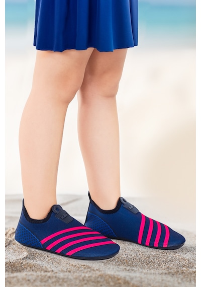 Kiko Kids Enigma Havuz Plaj Kız Çocuk Deniz Ayakkabısı 7501 Lacivert - Fuşya Lacivert - Fuşya