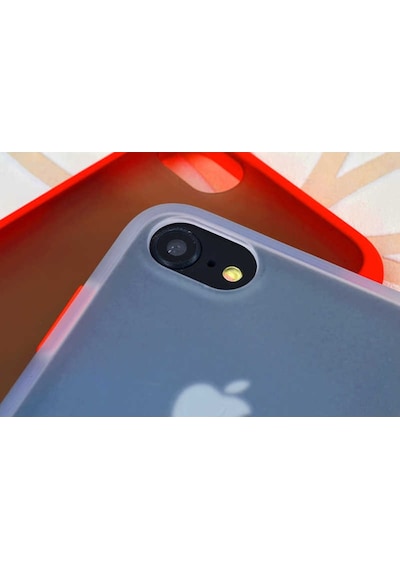 Apple Uyumlu iPhone Se 2020 Kilif Renkli Tuslu Kenar Silikon Kapak 389802602