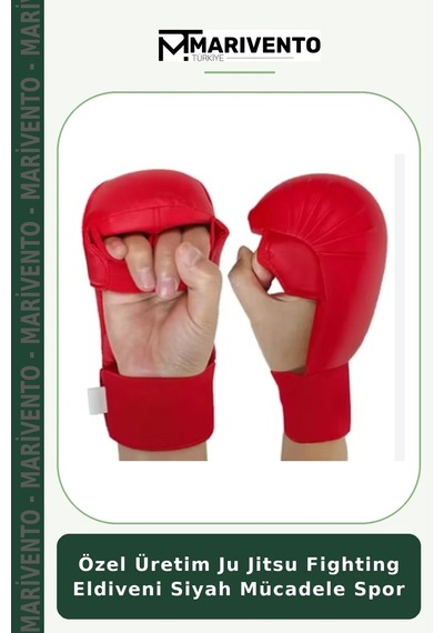 Özel Üretim Ju Jitsu Fighting Eldiveni Siyah Mücadele Spor Çok Renkli