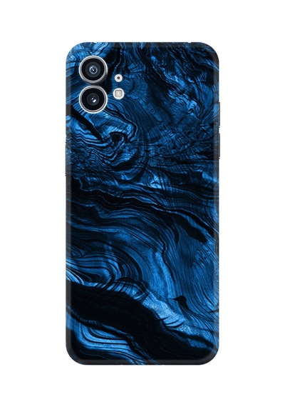 Nothing Phone 2 Kılıf Desenli Silikon Blue Marble 1379
