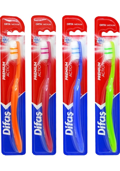 Difaş Premium Action Diş Fırçası Medium