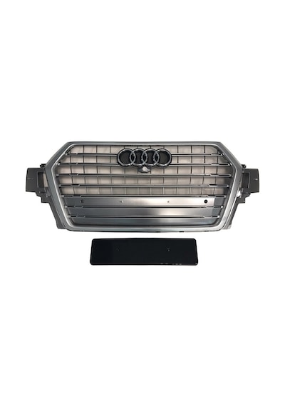 Audi Q7 Sq7 Ön Panjur Izgara 2015 / 2019 Krom Gri