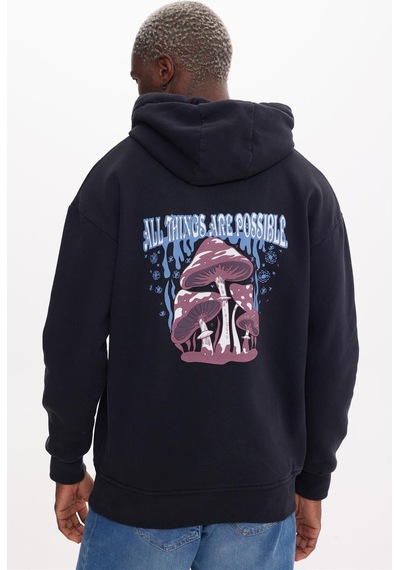 The Crow Possıble Siyah Hoodıe Sweatshırt Siyah