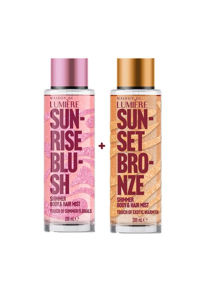 Lumière Sunrise Blush 200 Ml +sunset Bronze 200 Ml Saç Ve Vücut Sprey Seti