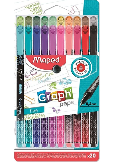 Maped Fineliner 20'Li Set N749051
