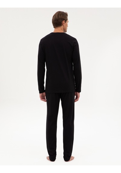 Pierre Cardin Erkek Siyah Pijama Takım 50322632-001 Siyah