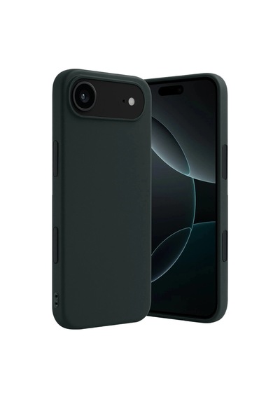 Apple Apple iPhone Uyumlu 17 Air First Silikon - Koyu Yeşil Düz Renkli