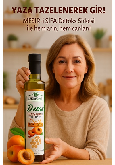 Mesirişifa  Sirkesi Kayısı Pulplu Bitkisel Karışımlı  Sirke 500ml