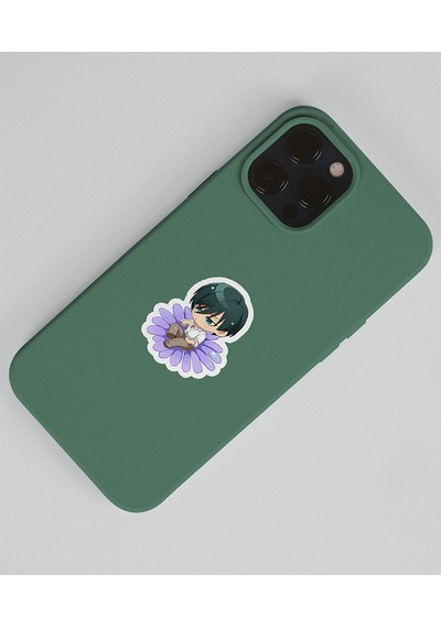 Rin İtoshi-bluelock-parlak Kağıt -2li Sticker Set-telefon Süsleme Blue Lock Etiket Beyaz