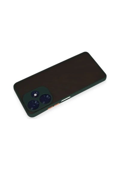 Jenerik İnfinix Hot 30 4g Kılıf Montreal Silikon Kapak - Yeşil