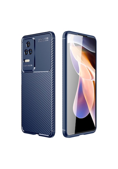 Thegencoo Poco F4 Kılıf Tgco Negro Silikon Kapak - Lacivert