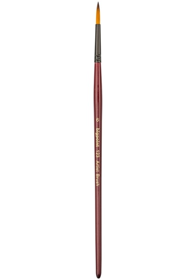 Bigpoint 123 Serisi Sentetik Kıl Yuvarlak Fırça No: 6 X 12 Adet