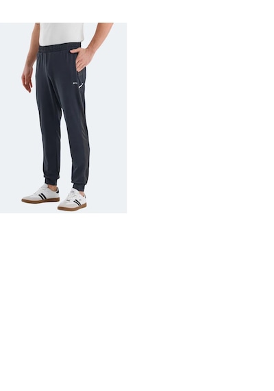 Slazenger  Raluca Erkek Fermuar Cepli Dar Paça Koyu Gri Eşofman Altı