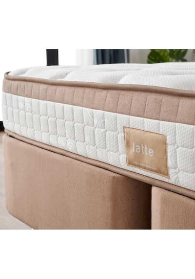 Nironyatak Latte 120X200 Bir Buçuk Kişilik Yatak Full Ortopedik Sert Yatak