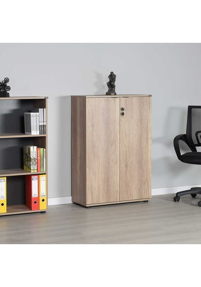 Adoremobilya Rio Ofis 3 Raflı Kapaklı Kitaplık - Tori