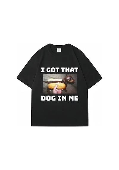 Tarzsokak Beyaz Gündelik Benimdeki Köpek Aldım Meme Komik Köpek Mizah Grafik Vinta Siyah