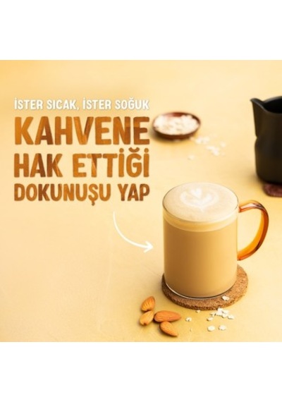 Yulaf & Badem Sütü 4x1 L Vegan Laktozsuz Besin