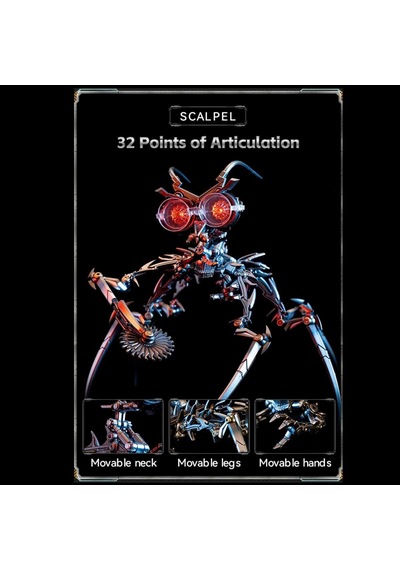 3d Hiplay Killerbody Transformer Scalpel Kb20069-55 32 Eklemli, 10 Cm Premium Koleksiyon Figürü